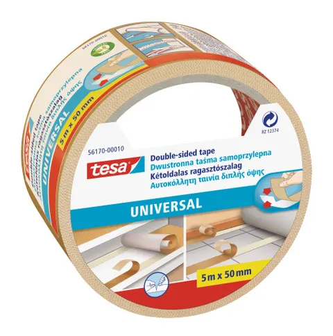 Dwustronna taśma do wykładzin tesa® UNIVERSAL 5m x 50mm