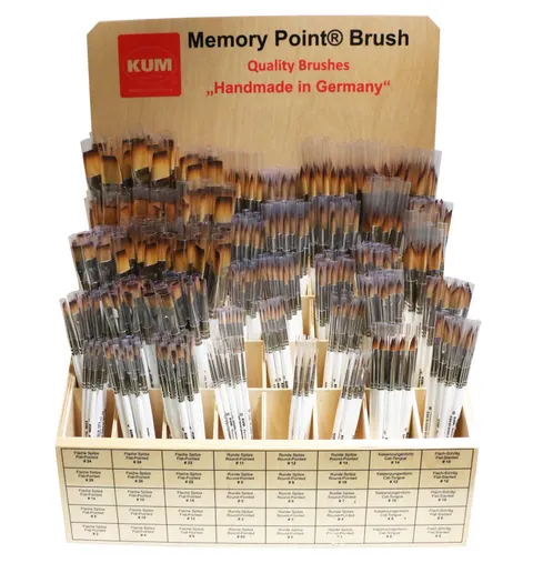 Display pędzli artystycznych memory point 222 szt. kum