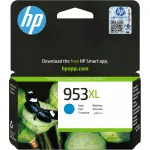 HP 953XL F6U16AE tusz niebieski oryginalny XL wydajny (F6U16AE)