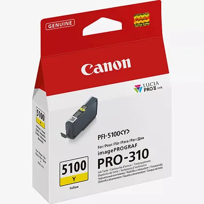 Tusz Canon PFI-5100Y Yellow (6955C001) do PRO-310 (raty 0%)