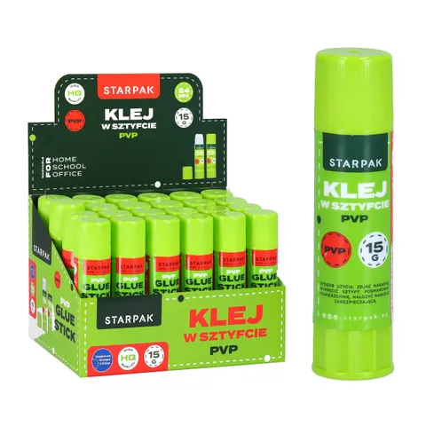 Klej w sztyfcie 15g PVP display A 24 STARPAK 578412