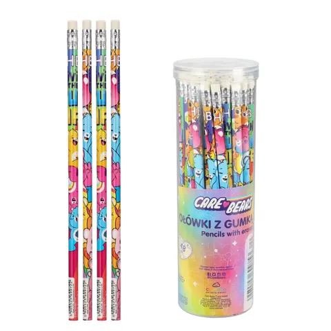 Ołówek z gumką HB Care Bears tuba A 48 STARPAK 580616