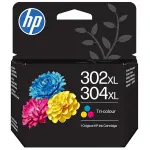 HP 302XL / HP 304XL B7RT8AE tusz kolorowy oryginalny wydajny (B7RT8AE)