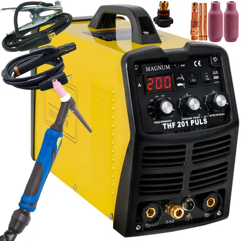 Spawarka MAGNUM TIG THF 201P HF DC MMA 200A 230V LCD 60%