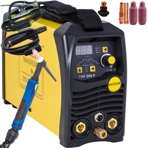 Spawarka MAGNUM THF 206P TIG HF PULS DC MMA 200A 230V IGBT