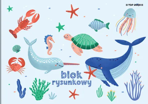Blok rysunkowy A4/20k biały Basic A 10 HAMELIN 400184492