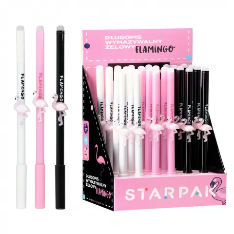 Długopis ścieralny zamykany 0.7 Flamingo A 24 STARPAK 552686 (opakowanie 24 szt.)