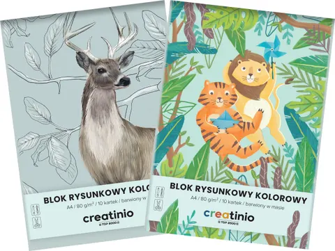 Blok rysunkowy A4/10k kolorowy Creatinio A 20 HAMELIN 400176665