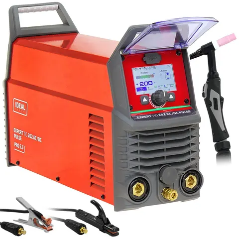 IDEAL Spawarka EXPERT TIG 202 AC/DC PULSE Pro3.5 LCD