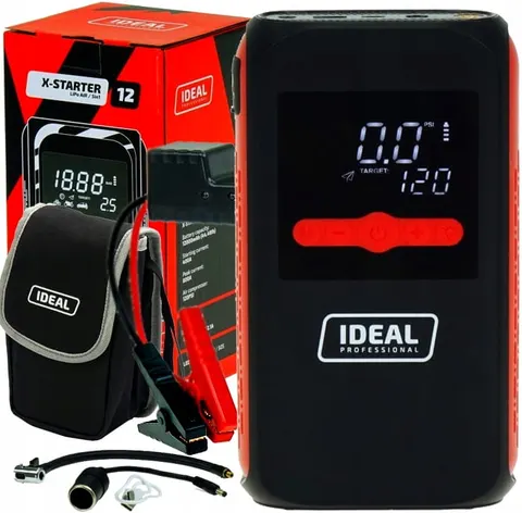 IDEAL X-STARTER 12 LiPo AIR 5in1 800A STARTER kompresor prostownik rozruch