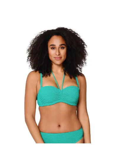 LingaDore - Biustonosz kąpielowy Deep Green 8202BC zielony 85D