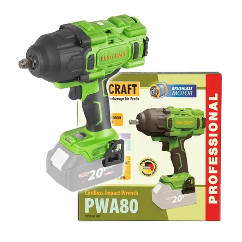 Procraft Akumulatorowy klucz udarowy Procraft PWA80 (bez akumulatora i ładowarki)