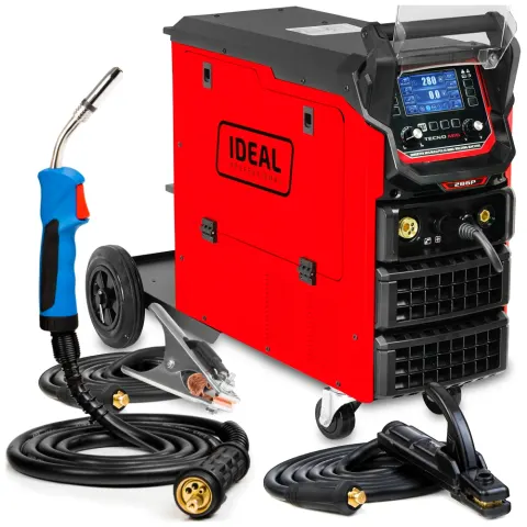 Spawarka TECNOMIG 286 PULSE SYNERGIC LCD 4x4 MMA IDEAL