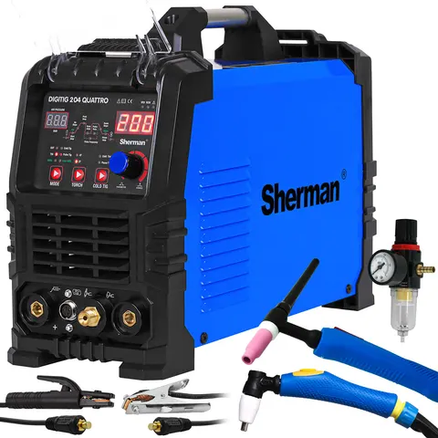 Sherman DIGITIG 204 QUATTRO Spawarka TIG MMA Plazma Cold TIG 230V