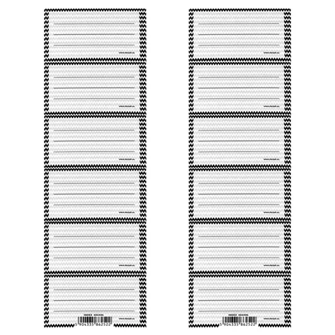 Naklejki na zeszyt Ramka B&W1 A 25 STARPAK 494496