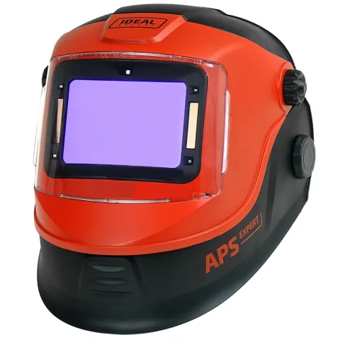 IDEAL APS EXPERT P31-F1 BLACK/RED - Przyłbica Spawalnicza Samościemniająca