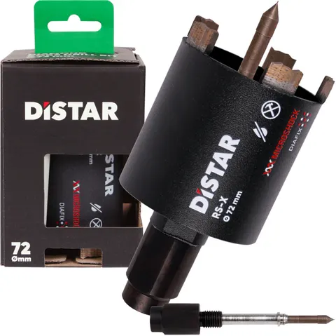 DISTAR Wiertło Diamentowe RS-X Centrum 72x70 M16 M18 Betony