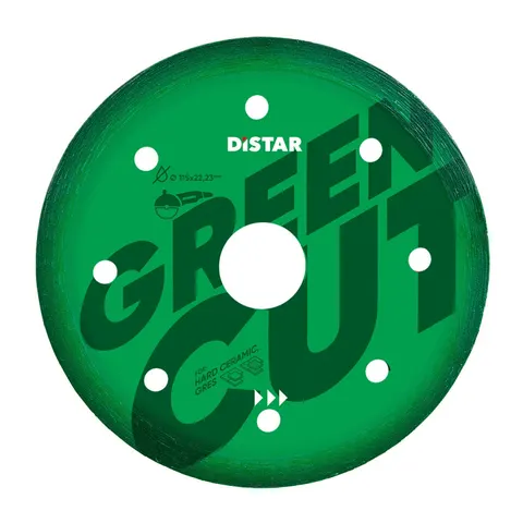 Diamentowa tarcza tnąca do gresu 115 x 22.23mm Green Cut Distar