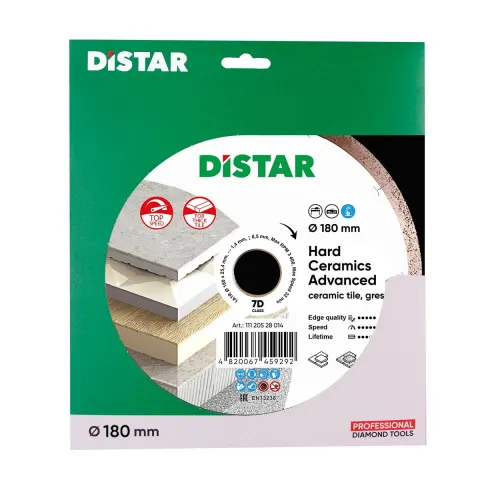 DISTAR Tarcza Hard ceramics Advanced 180x25,4mm