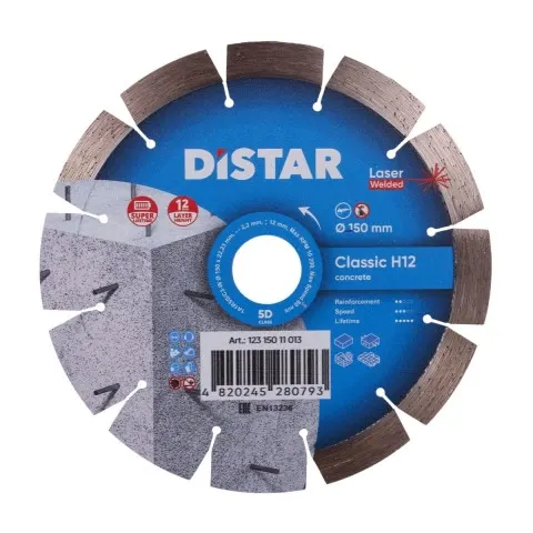 Distar Diamentowa tarcza tnąca 1A1RSS 150 Classic H12