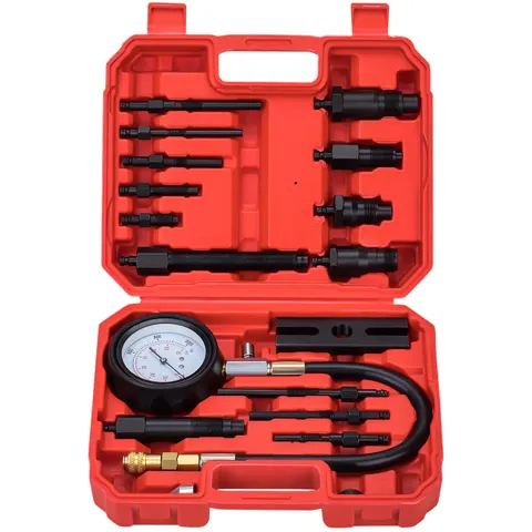 TESTER MIERNIK CIŚNIENIA SPRĘŻANIA - KOMPRESJI - DIESEL 0-70 BAR MAX FULL