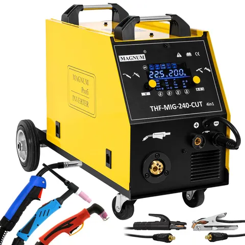Spawarka 4w1 Magnum THF MIG 240 CUT 4w1 Przecinarka, Synergia, TIG DC