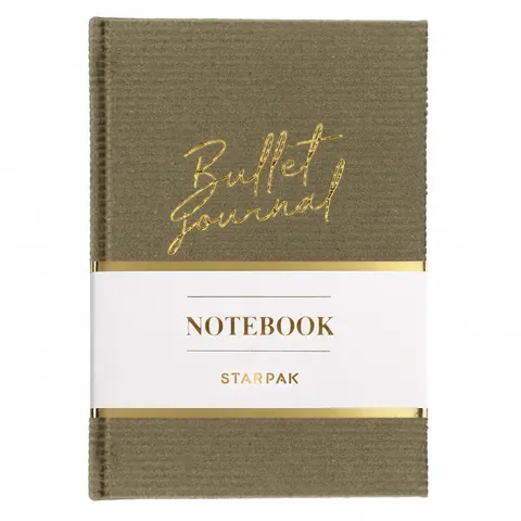 Notes sztruks A5/80k oliwka STARPAK 452848