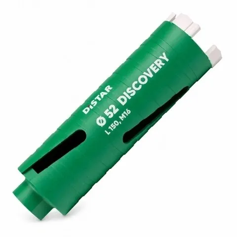 Wiertło diamentowe do betonu 52 x 150mm M16 otwornica Discovery Distar