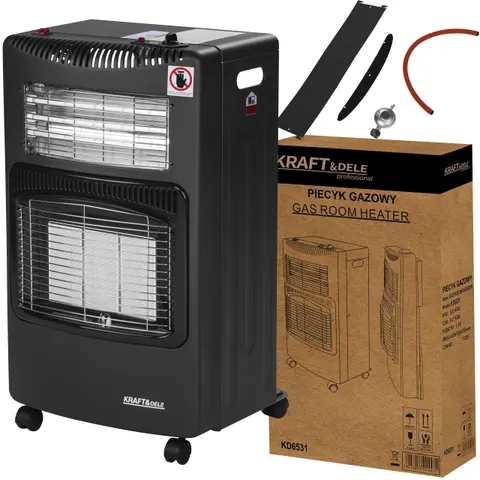 Piecyk Gazowy 4200W Elektryczny 1200W 2w1 Kraft&Dele KD6531 Kwarcowy