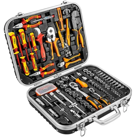 Walizka dla Elektryka 108 szt. NEO TOOLS 01-310 VDE 1000V Klucze Wkrętaki CrV