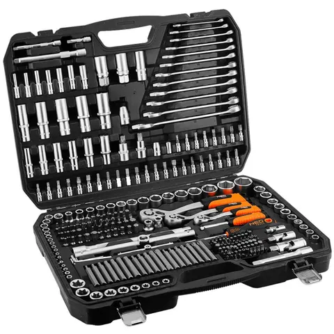 Zestaw Kluczy Nasadowych 300 szt. NEO TOOLS 10-218 1/2" 3/8" 1/4" Walizka