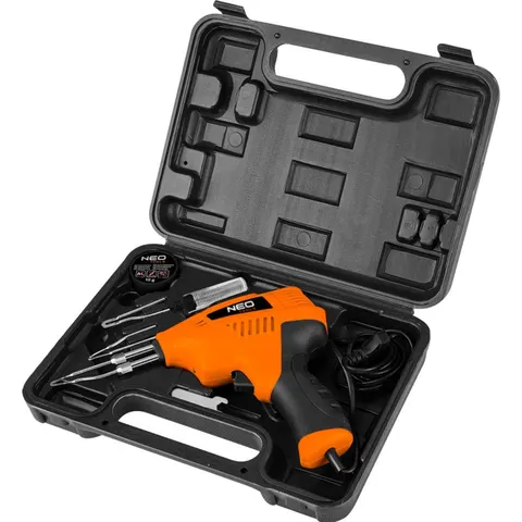 Lutownica Transformatorowa 200W NEO TOOLS 19-152 Walizka Akcesoria CE