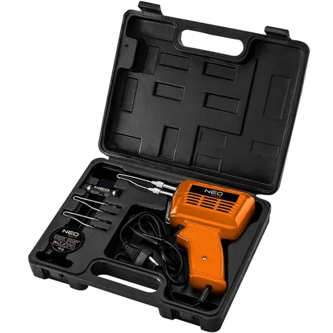 Lutownica Transformatorowa 150W NEO TOOLS 19-151 Walizka Cyna Pasta CE