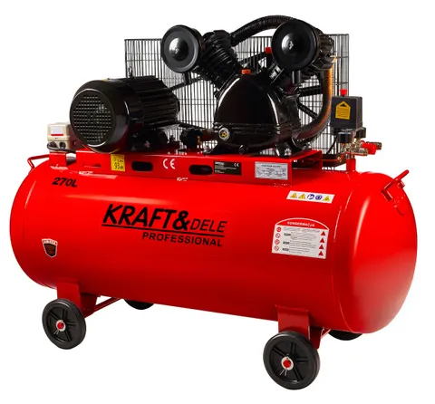 Kompresor Olejowy KRAFT&DELE KD409 270L 400V 5,5kW 820L/min 8 bar