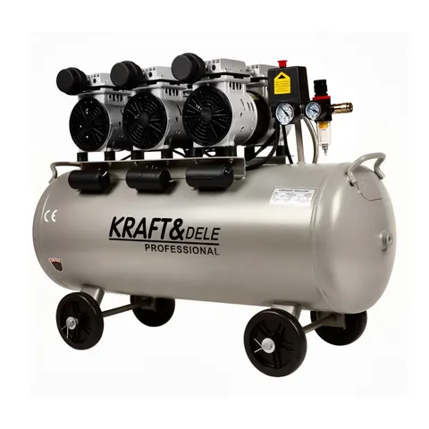 Kompresor bezolejowy 100L 3x1500W KD1397