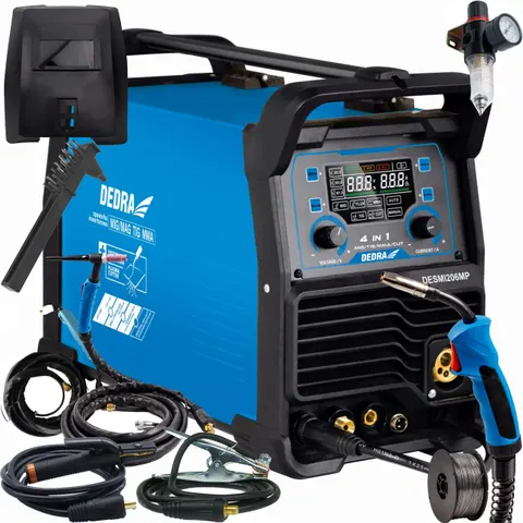 Migomat Dedra DESMI206MP 4w1 MIG/MAG TIG Lift MMA plazma 200A