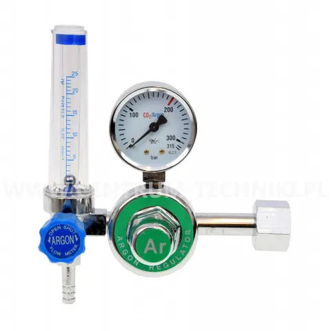 Reduktor butlowy AR/CO2 z rotametrem