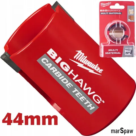 Otwornica Milwaukee 44 mm WĘGLIK WOLFRAMU beton BIGHAWG