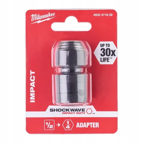 adapter BITÓW 1/2 na 1/4 hex milwaukee KLUCZ
