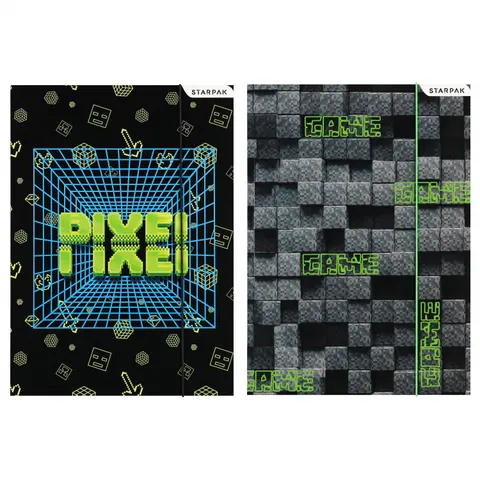 Teczka z gumką A4 Pixel mix STARPAK 583295