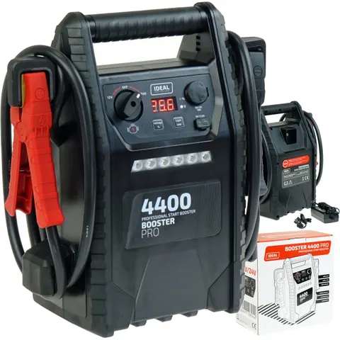 Akumulator do wspomagania rozruchu BOOSTER 4400 PRO IDEAL rozruch