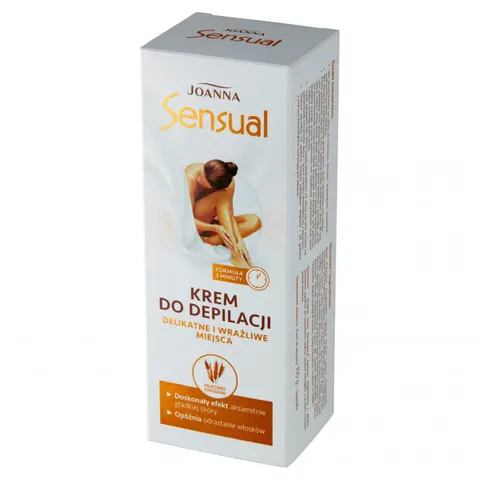 JOANNA SENSUAL Krem do depilacji ciała MLECZKO OWSIANE, 100 g