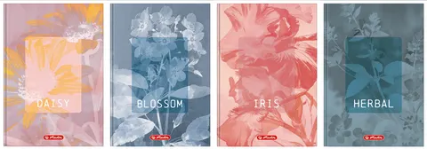 Zeszyt A5/96k kratka twarda oprawa Blossom A 5 HERLITZ 400206436