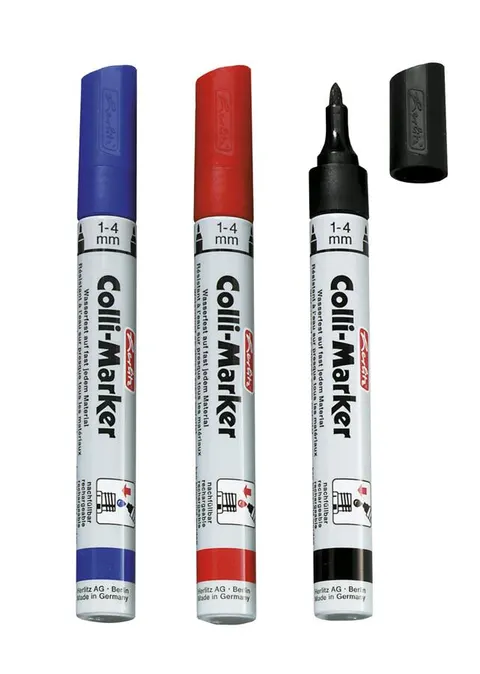 Marker permanentny Colli-Marker czarny 10 HERLITZ 9786658