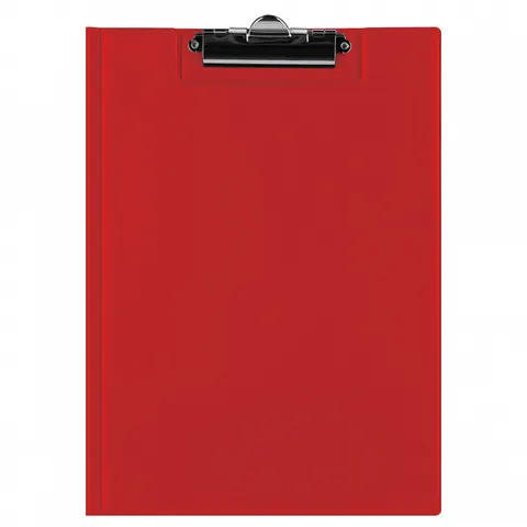 Clipboard A4 PVC zamykany czerwony STARPAK 586524