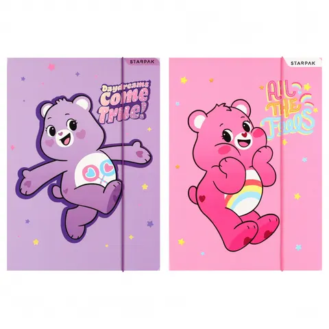 Teczka z gumką A4 Care Bears mix STARPAK 583296