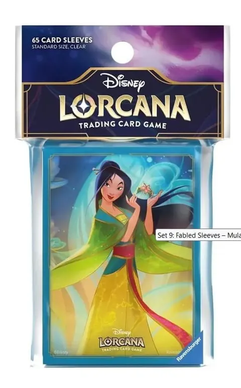 Disney Lorcana - FABLED (CH9) - sleeves - Mulan (65szt)