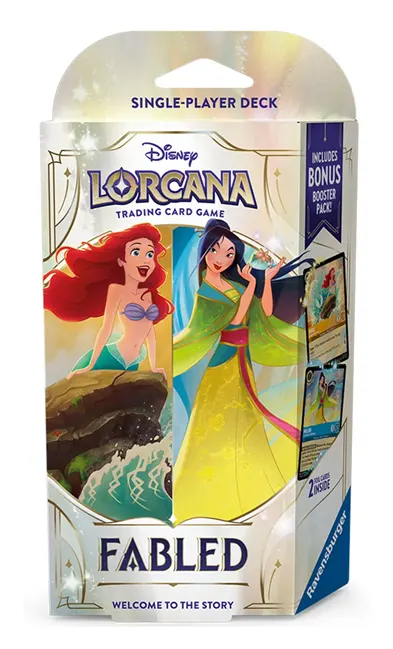 Disney Lorcana - FABLED (CH9) - Amber and Sapphire - starter deck