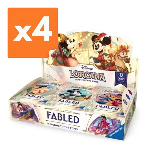 Disney Lorcana - FABLED (CH9) - Case (4x Box 24 boosterów)