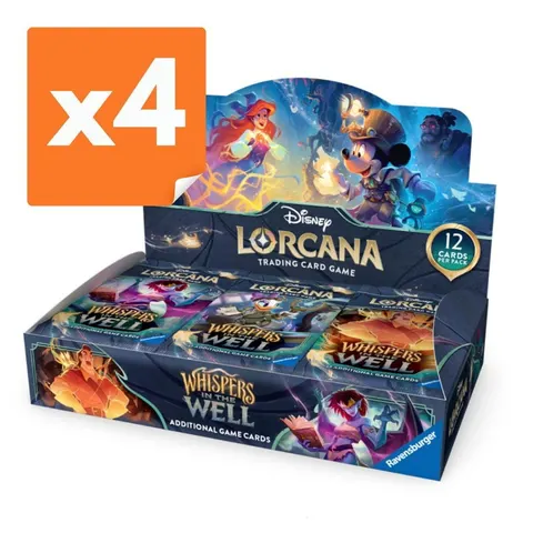 Disney Lorcana - Whispers in the Well (CH10) - Case (4x Box 24 boosterów)